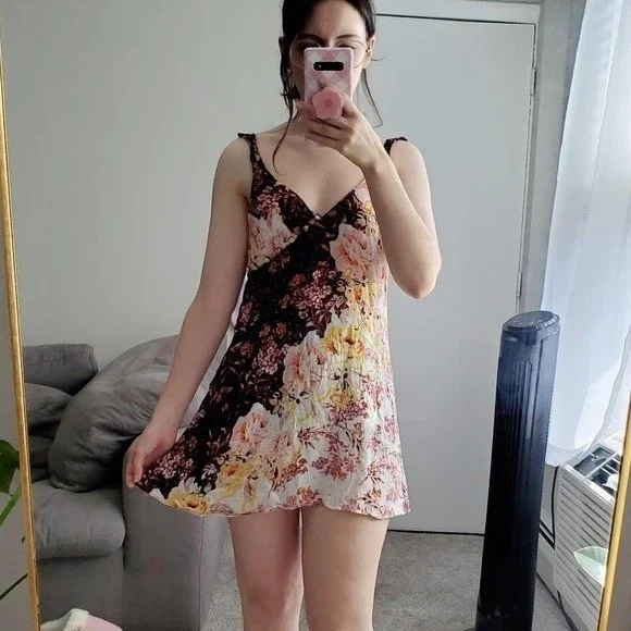Free people floral cami dress - Picture 3 of 5